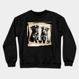 Vintage Canine Companions Crewneck Sweatshirt